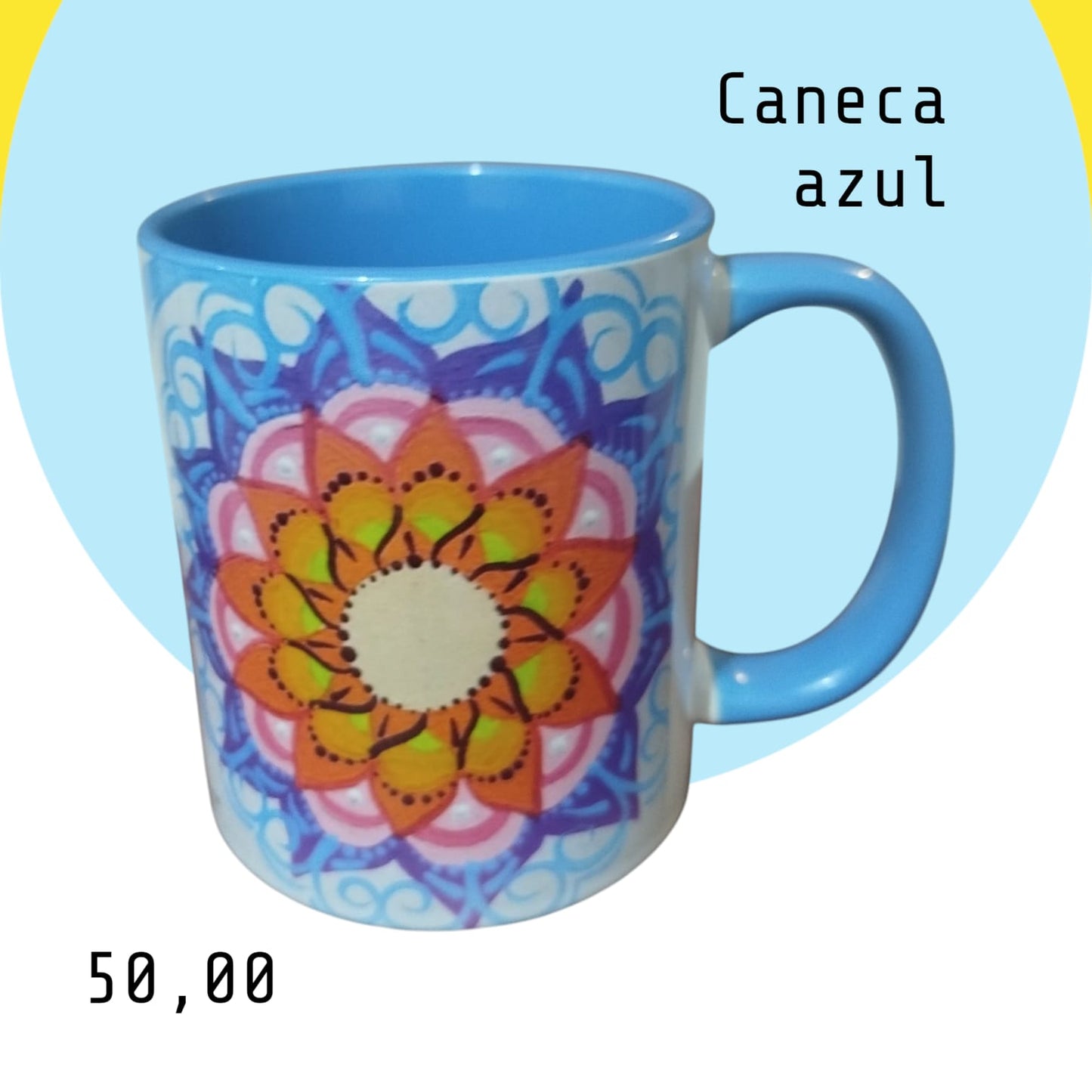 Caneca Primavera Azul claro