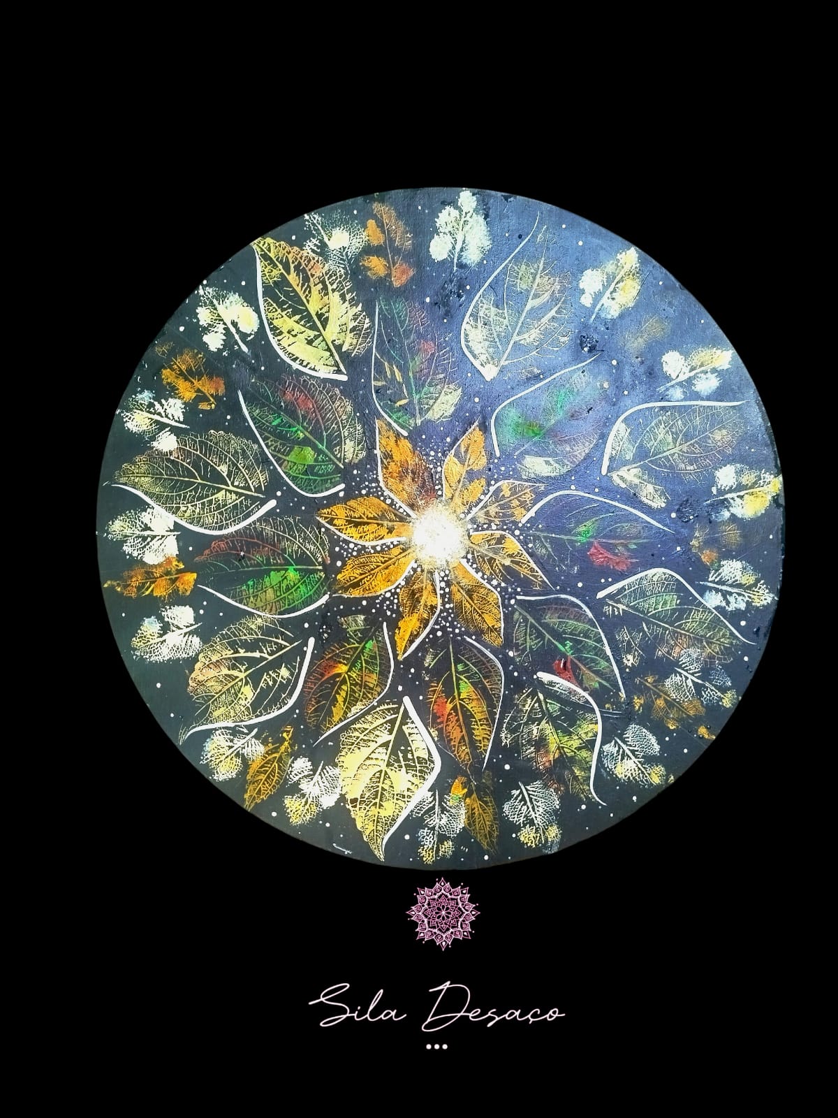 Mandala Folhas sagradas