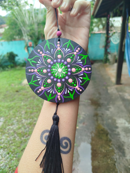 Mandala Pontilhismo Alegria