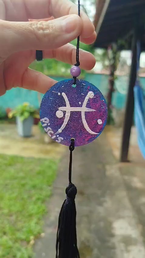 mandala para carro zodiaco peixes