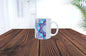 Caneca Lilás e azul