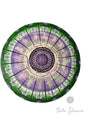 Mandala Tórus lilás e verde