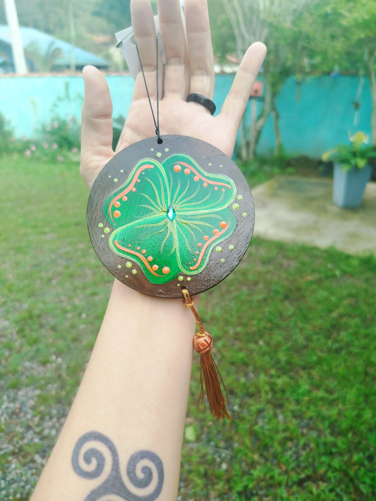 Mandala Trevo 4 folhas