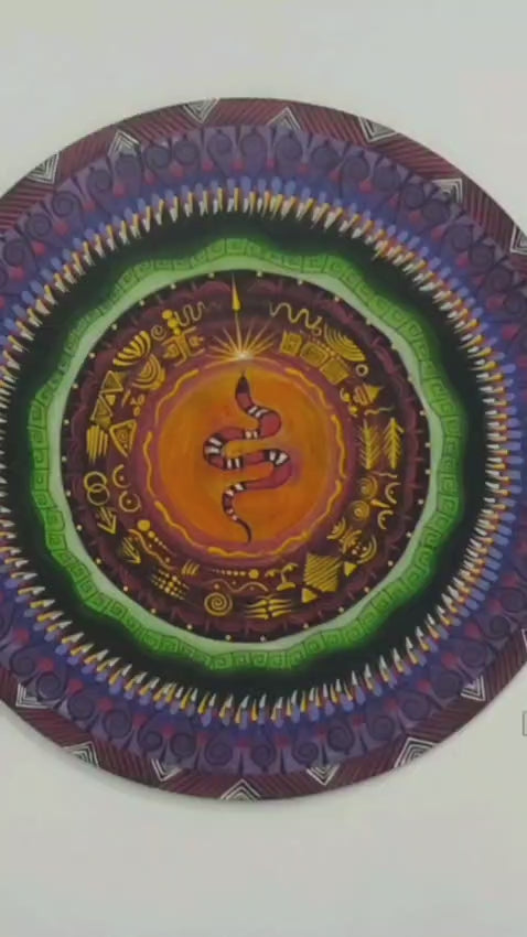 Mandala Cobra Coral