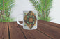 Caneca Marrom e verde