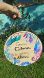 Placa Com calma e com Alma