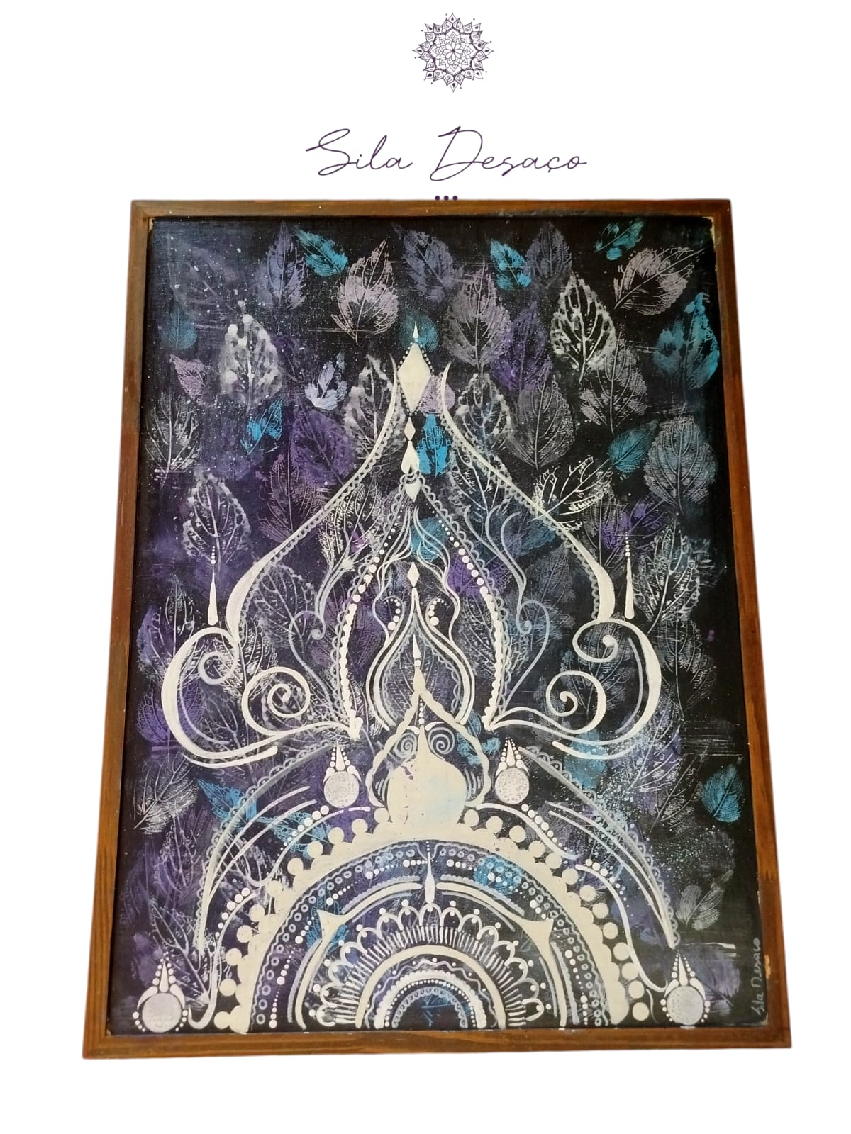 Quadro folhas outono