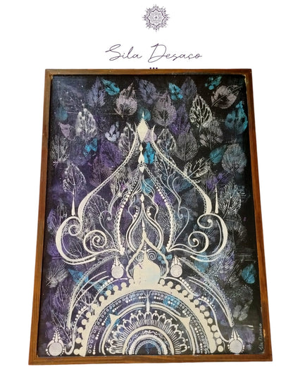 Quadro folhas outono