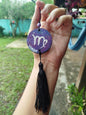 mandala para carro zodiaco virgem